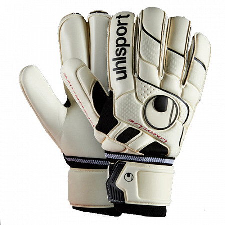 Перчатки вратарские Uhlsport Comfort Pro Rollfiger Black/White