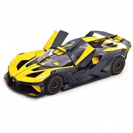 Машинка Bburago 1:18 Bugatti Bolide (18-11047) yellow