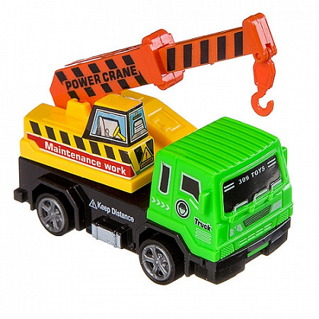 Инерционные пластмассовые строительные машинки 399-89 4 вида