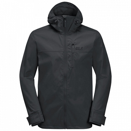 На картинке изображен Ветрозащитная куртка мужская Jack Wolfskin Desert Wind Jacket M phantom Ветрозащитная куртка мужская Jack Wolfskin Desert Wind Jacket M phantom