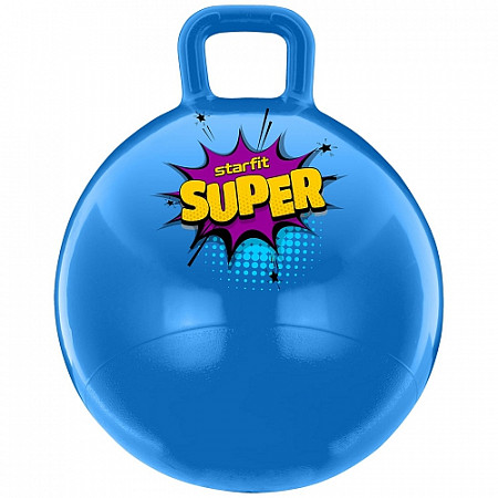 Мяч-попрыгун Starfit Super 45 см с ручкой GB-0401 blue