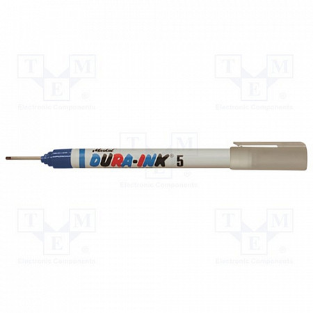 Маркер промышленный перманентный фетровый удлинный наконечник Markal Dura-Ink 05 blue 96519