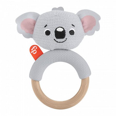 Погремушка Fisher Price Забавный зверек GRR03 gray