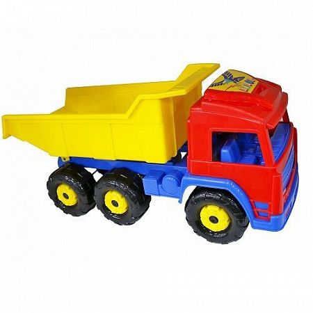 На картинке изображен Каталка автомобиль-самосвал Cavallino Silver 44402 Каталка автомобиль-самосвал Cavallino Silver 44402