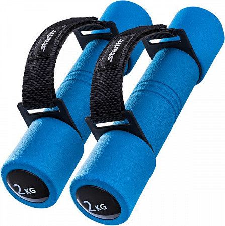 Гантель неопреновая Starfit DB-203 2 кг blue