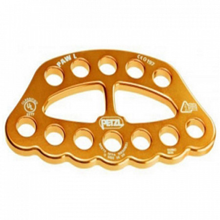 На картинке изображен Большая такелажная пластина Petzl Paw L Большая такелажная пластина Petzl Paw L