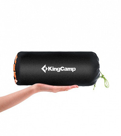 Туристический коврик KingCamp Super Comfort Double 1906 надувной 190х127х10 см black