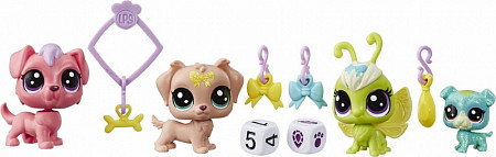 Набор фигурок Littlest Pet Shop Петы с предсказанием (E7258)