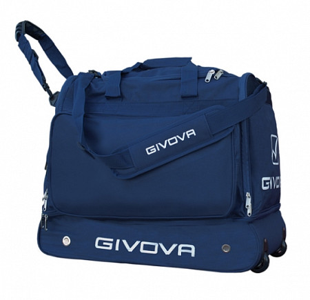Спортивная дорожная сумка Givova на колесиках Troller Freccia Blu B020