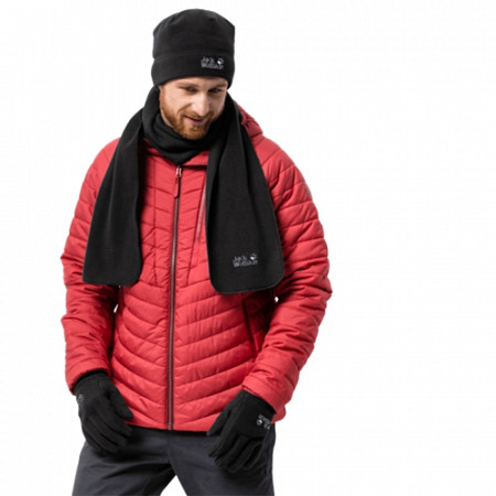 На картинке изображен Перчатки мужские Jack Wolfskin Vertigo Glove black Перчатки мужские Jack Wolfskin Vertigo Glove black