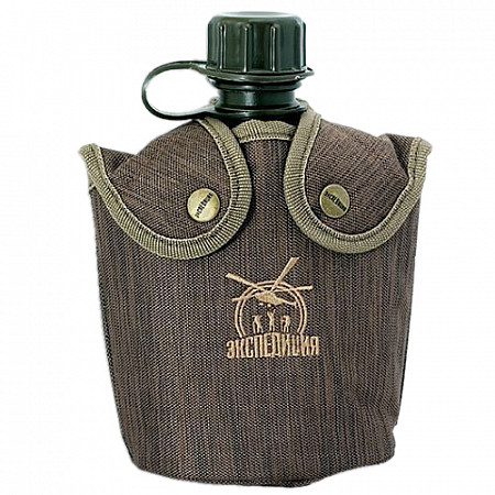 Фляга для напитков в чехле с мехом, 1 л