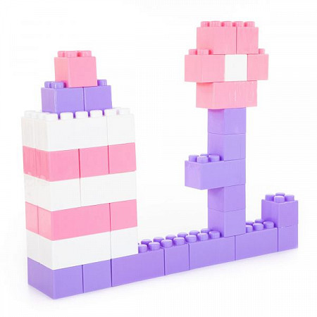 Конструктор строительный Полесье XXL v2 45шт 68033