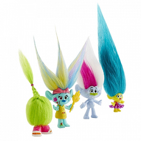Игровой набор Trolls 4 героя в наборе (B6557)