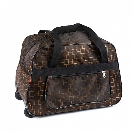 Дорожная сумка на колесах Stels 612 dark brown