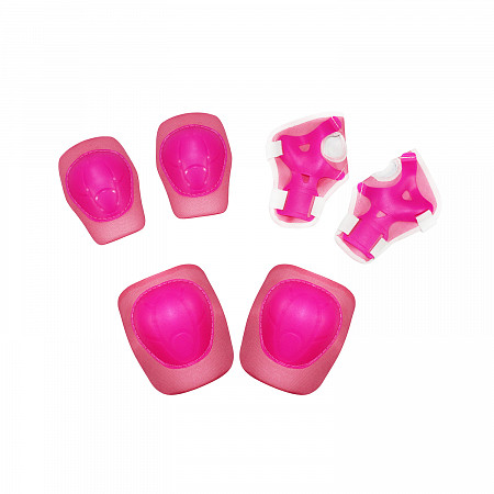 Роликовые коньки Alpha Caprice Floret с набором защиты white/pink/blue