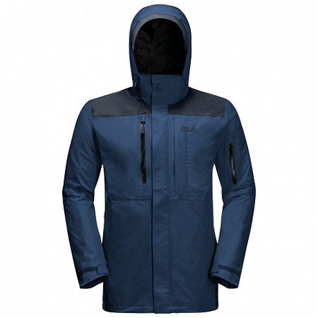 Куртка мужская Jack Wolfskin Brecon Range Jkt M dark indigo