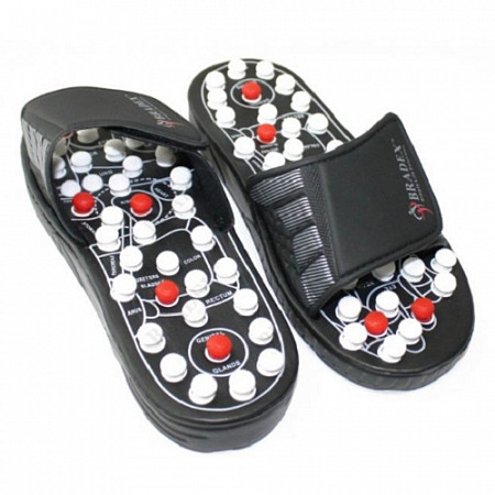 На картинке изображен Тапочки рефлекторные Bradex Сила Йоги Тапочки рефлекторные Bradex Сила Йоги