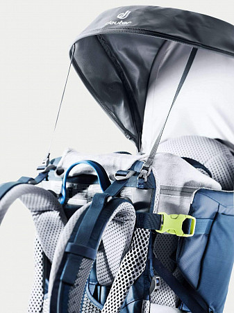 На картинке изображен Козырек от дождя для переноски Deuter KC Sun Roof 3690219-4014 graphite Козырек от дождя для переноски Deuter KC Sun Roof 3690219-4014 graphite