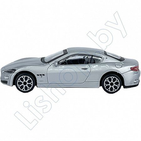 Машинка Bburago 1:43 Maserati GranTurismo 2008 (18-30000/18-30186) silver