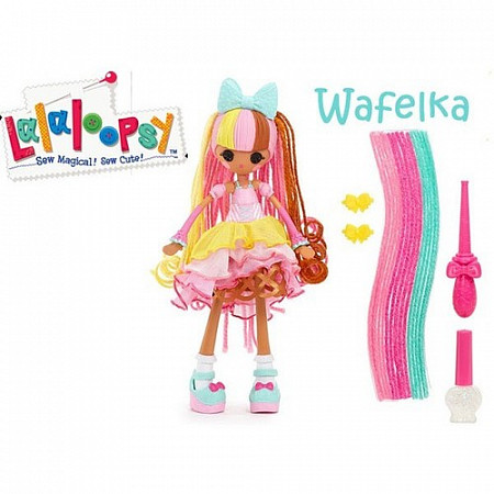 Кукла Lalaloopsy Girls - Разноцветные волосы: Вафелька 537274