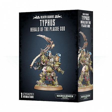 На картинке изображен Фигурка Games Workshop Warhammer: Typhus: Herald of the Plague God 43-53 Фигурка Games Workshop Warhammer: Typhus: Herald of the Plague God 43-53