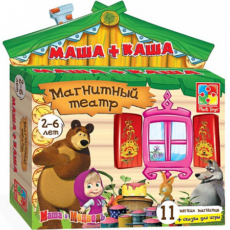 Игра Магнитный театр Vladi Toys Маша и Медведь VT3206-06