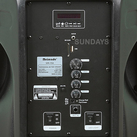 Колонка Eltronic Мeirende 15" динамик 1шт/15" MR-15Ach