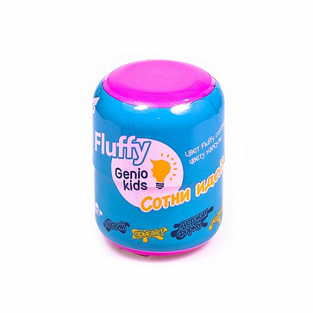 Воздушный пластилин для детской лепки Genio Kids Fluffy TA1500 pink