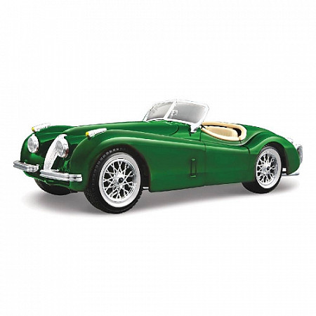 Коллекционная машина Bburago 1:24 Jaguar Xk 120 Roadster 1951 (18-22018) green
