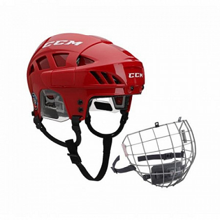 Шлем с маской CCM FitLite 80 Combo Sr Red