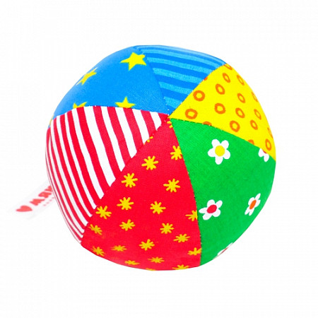 Игрушка мяч с погремушкой Мякиши Радуга 006