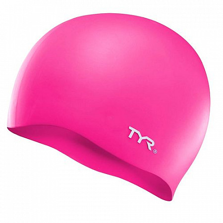 Шапочка для плавания TYR Wrinkle Free Silicone Cap LCS/693 Pink