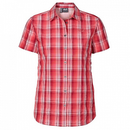Рубашка женская Jack Wolfskin Fairford Shirt W red