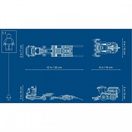 Конструктор LEGO City Транспортировщик для комбайнов 60223