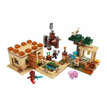 На картинке изображен Конструктор LEGO Minecraft Патруль разбойников 21160 Конструктор LEGO Minecraft Патруль разбойников 21160