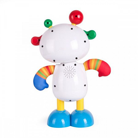 На картинке изображен Игрушка Музыкальная Happy Snail Робот Hoopy 62019 Игрушка Музыкальная Happy Snail Робот Hoopy 62019