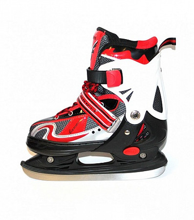 Коньки раздвижные Bradex black/red
