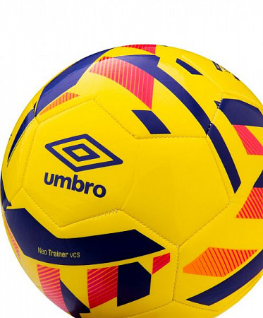 Мяч футбольный Umbro Neo Trainer р.4 20952U yellow/blue