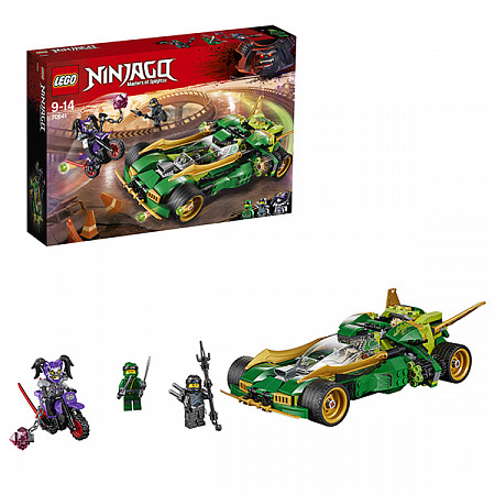 На картинке изображен Конструктор LEGO Ninjago Ночной вездеход ниндзя 70641 Конструктор LEGO Ninjago Ночной вездеход ниндзя 70641