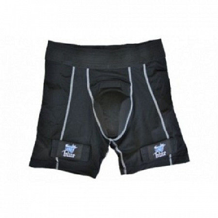 Защита паха Blue Sports Compression Jock Pro Shorts With Cup and Velcro Sr Black