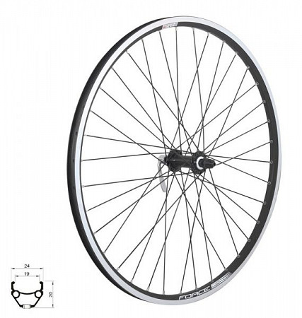 Колесо переднее Force Classic 622x19 V HBTX800 70267