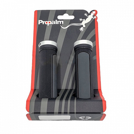 На картинке изображен Грипсы Propalm 128мм HY-666EP-3D Black/Grey Грипсы Propalm 128мм HY-666EP-3D Black/Grey