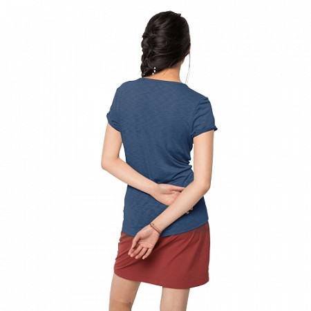 Футболка женская Jack Wolfskin Travel Drape T W ocean wave