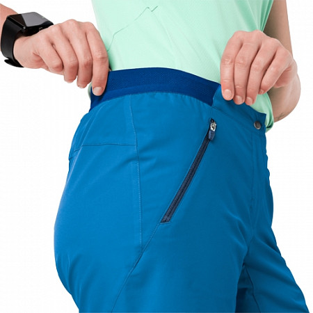 Шорты спортивные для бега  женские Jack Wolfskin Trail Shorts W brilliant blue