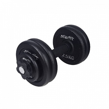 Гантель разборная чугунная Starfit 12 кг DB-713 black