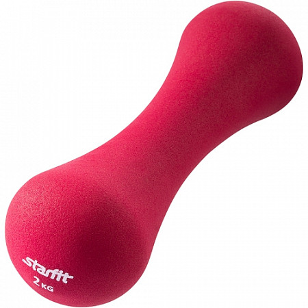 Гантель неопреновая Starfit DB-202 2 кг ruby