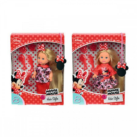 Куколка Evi Love Minnie Mouse с длинными волосами (105746513) 1 шт. (в ассортименте)