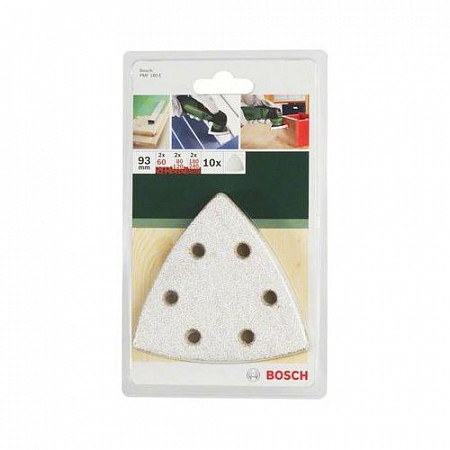 Шлифлисты Bosch 9,3 с м (10 штук) 2609256958