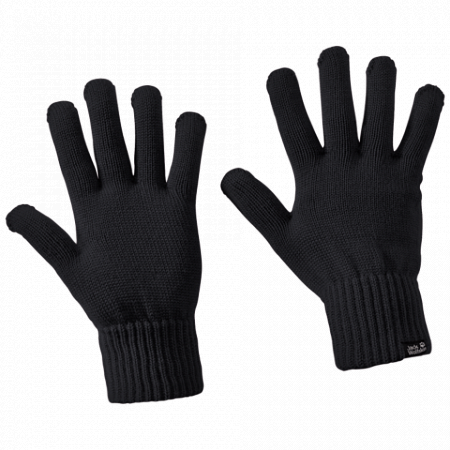 На картинке изображен Перчатки мужские Jack Wolfskin Milton Glove black Перчатки мужские Jack Wolfskin Milton Glove black