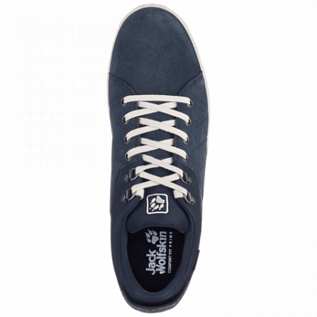 Полуботинки мужские Jack Wolfskin Auckland Texapore Low M dark blue / beige